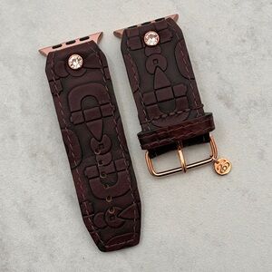 Spark*l Authentic Upcycled Gucci Horsebit Apple Watch Band - Size 2, 42-49mm